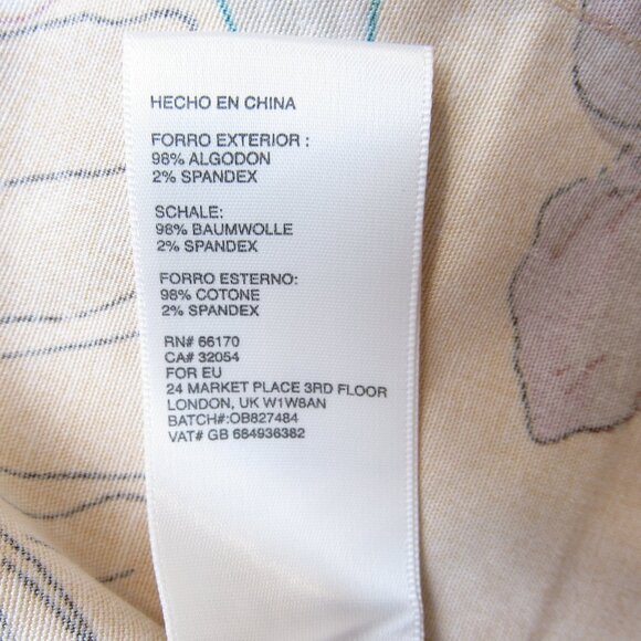 Urban Outfitters Woman's Shorts Size M Tropical Floral High Rise Peach - Picture 5 of 5